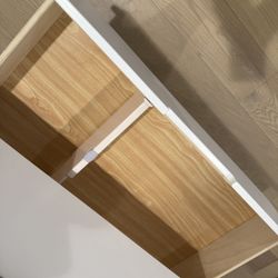 Gray And White Dresser 