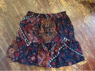 Pink colorful skirt