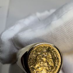 Gold Coin Ring