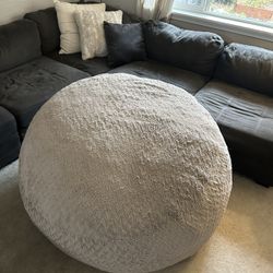 Lounge & Co Chevron Jumbo Lounger Bean Bag Chair