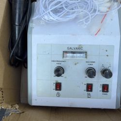 Galvanic Facial Machine and wands