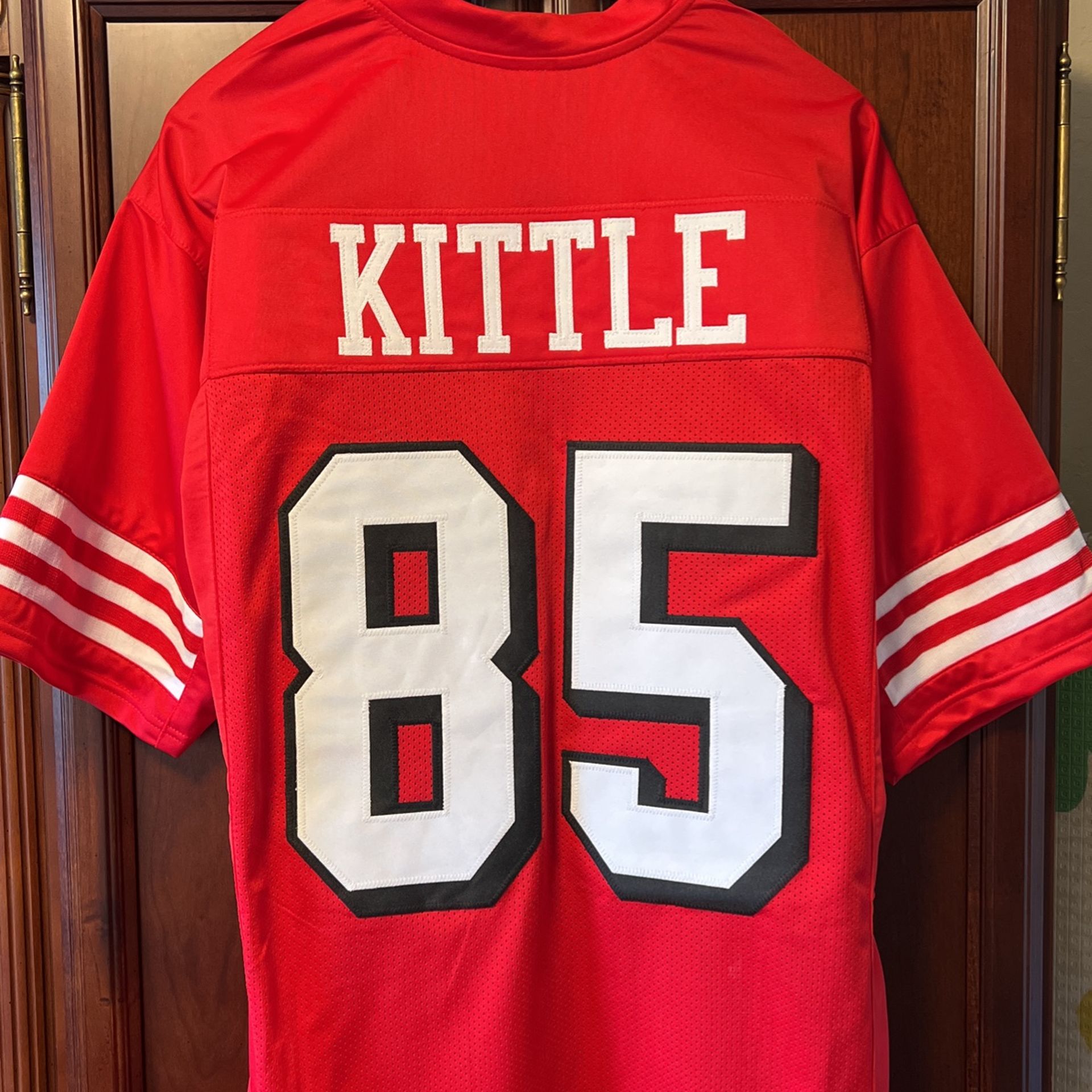 NFL SF 49er George Kittle #85 Custom Designed Throwback Jersey!