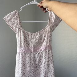 Hollister Co. Women's Pink and White Blouse