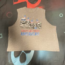 Faded Glory Gray Tank Top Casual Essential