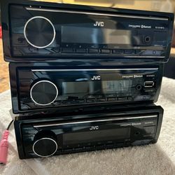 JVC Bluetooth, AUX, USB Single Din