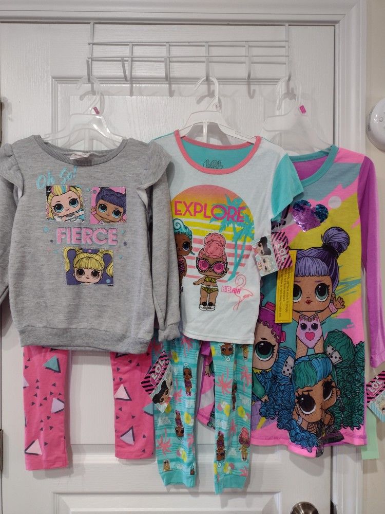 LOL Surprise Jogger Set with 2pc Pajama Set & 1 LOL Night Shirt