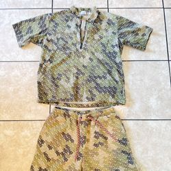 Burberry Monograph Green Camo Set