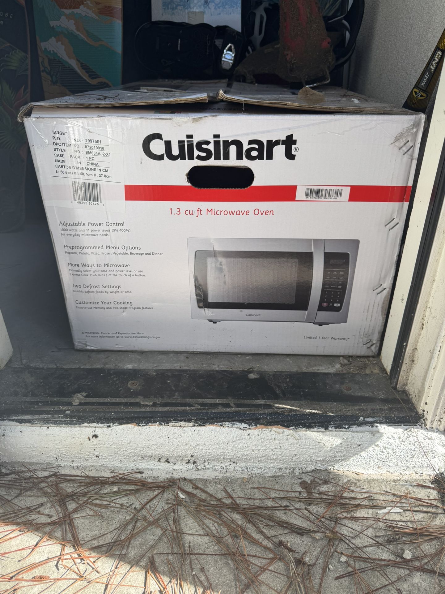 Open Box Microwave