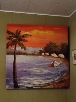 Beach scene picture