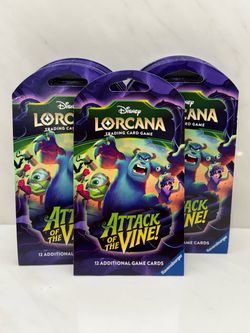 Lorcana Attack of the Vine sleeves