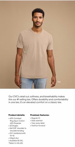 Next level men’s/unisex lightweight shirts