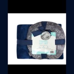 Travel Pillow Blanket Set