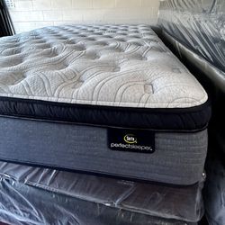 King Size Mattress Serta Perfect Sleeper 14” Thick Pillow Top  – Factory Direct, Premium Comfort | Fast Same-Day Delivery 🚚 