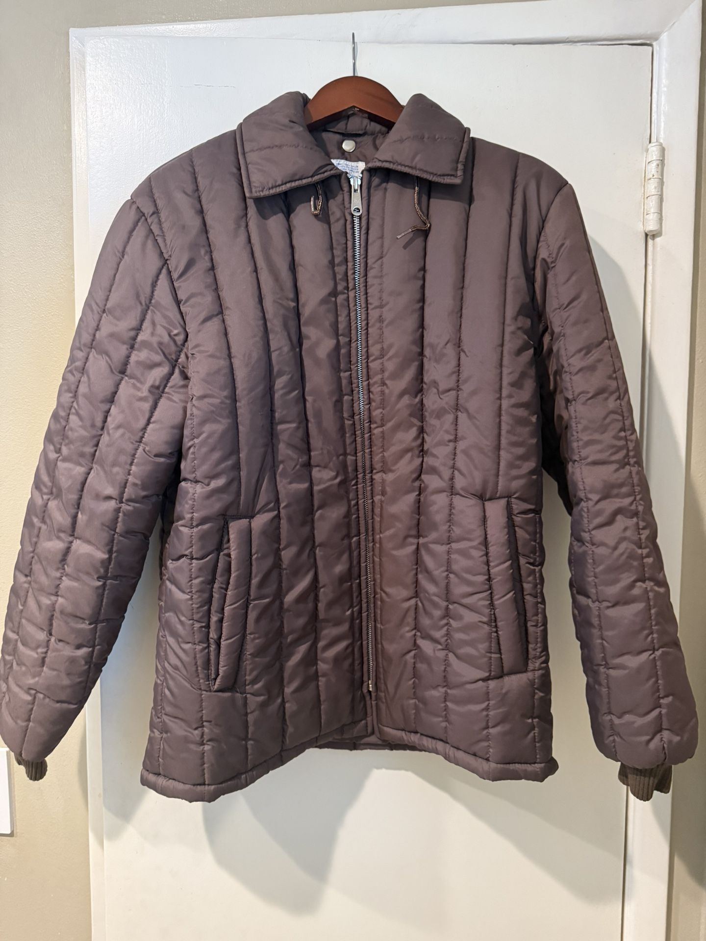 Vintage Men’s 1970’s Puffer Jacket (Chocolate)