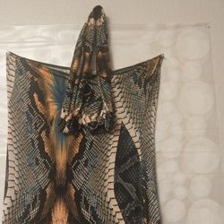 Sexy Animal Print Jumpsuit 