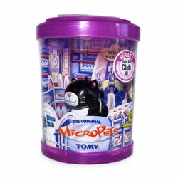 Vintage MicroPets Series 3 Swirl Cat NEW SEALED Tomy Toy