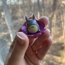 3-5cm Anime My Neighbor Totoro No Face Toy Hayao Miyazaki Mini Garden PVC Action Figures Kids Toys  Please check my selling page for other clothes, lu
