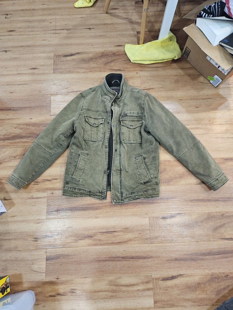 levis army green jacket Medium