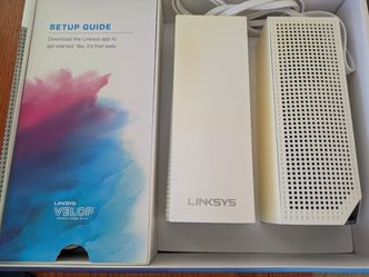 Linksys Velop AC4400 Tri-Band Mesh WiFi 2-Pack – 4000 Sq Ft