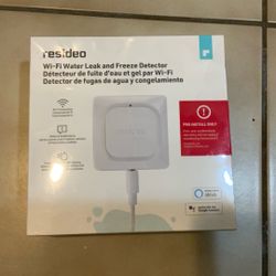 Resided Water Leak and Freeze Detector