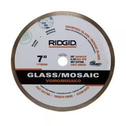 RIDGID 7 in. Glass Mosaic Tile Blade