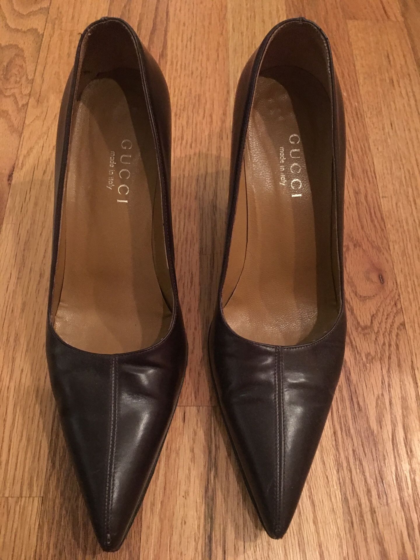 Gucci Brown Leather - Size 9