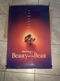 Beauty and The Beast 1991 Movie Postef