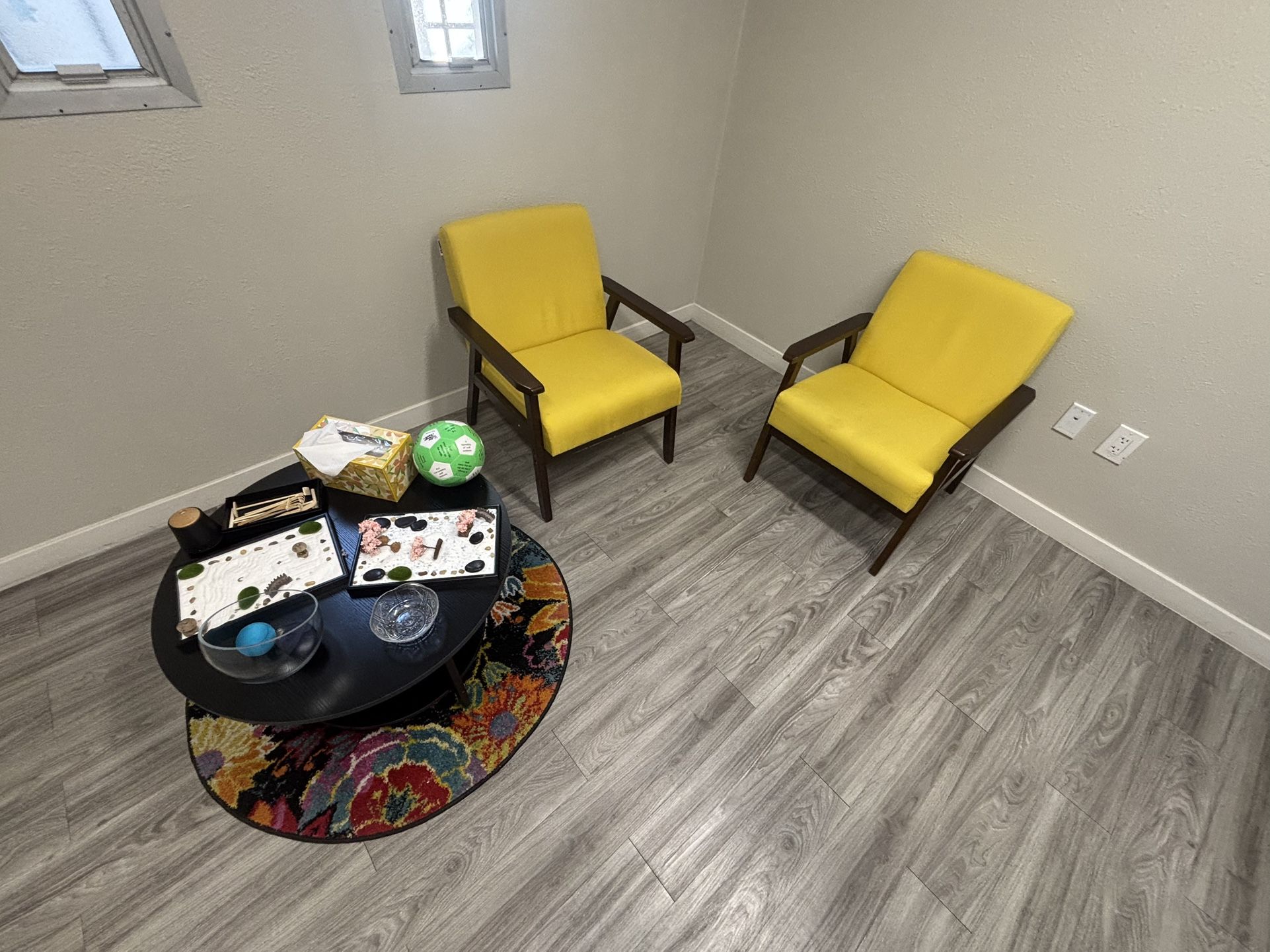 Chairs And side table 