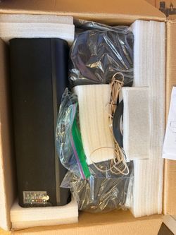 Black Soundbar with Accessories “speakers”