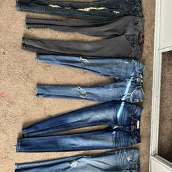 13 Pair Of Jeans - Size 0