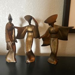 Mid Century Modern Geisha Figurines