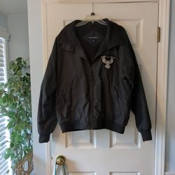 Like New Men's Fleece Lined  Rain Jacket