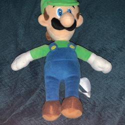 Mario bros Luigi plush