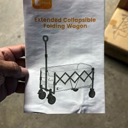 Extended Collapsible Folding Wagon