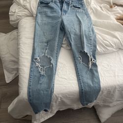 Ripped Jeans Light Blue
