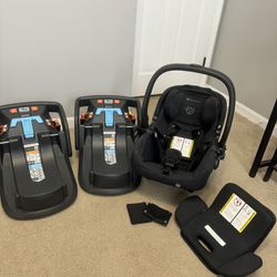 UPPAbaby Mesa V2 Infant Car Seat with 2 Bases 