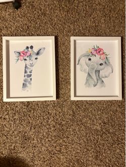 Baby safari frames