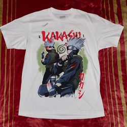 Goat Crew Naruto Kakashi Shirt Sz L Sample
