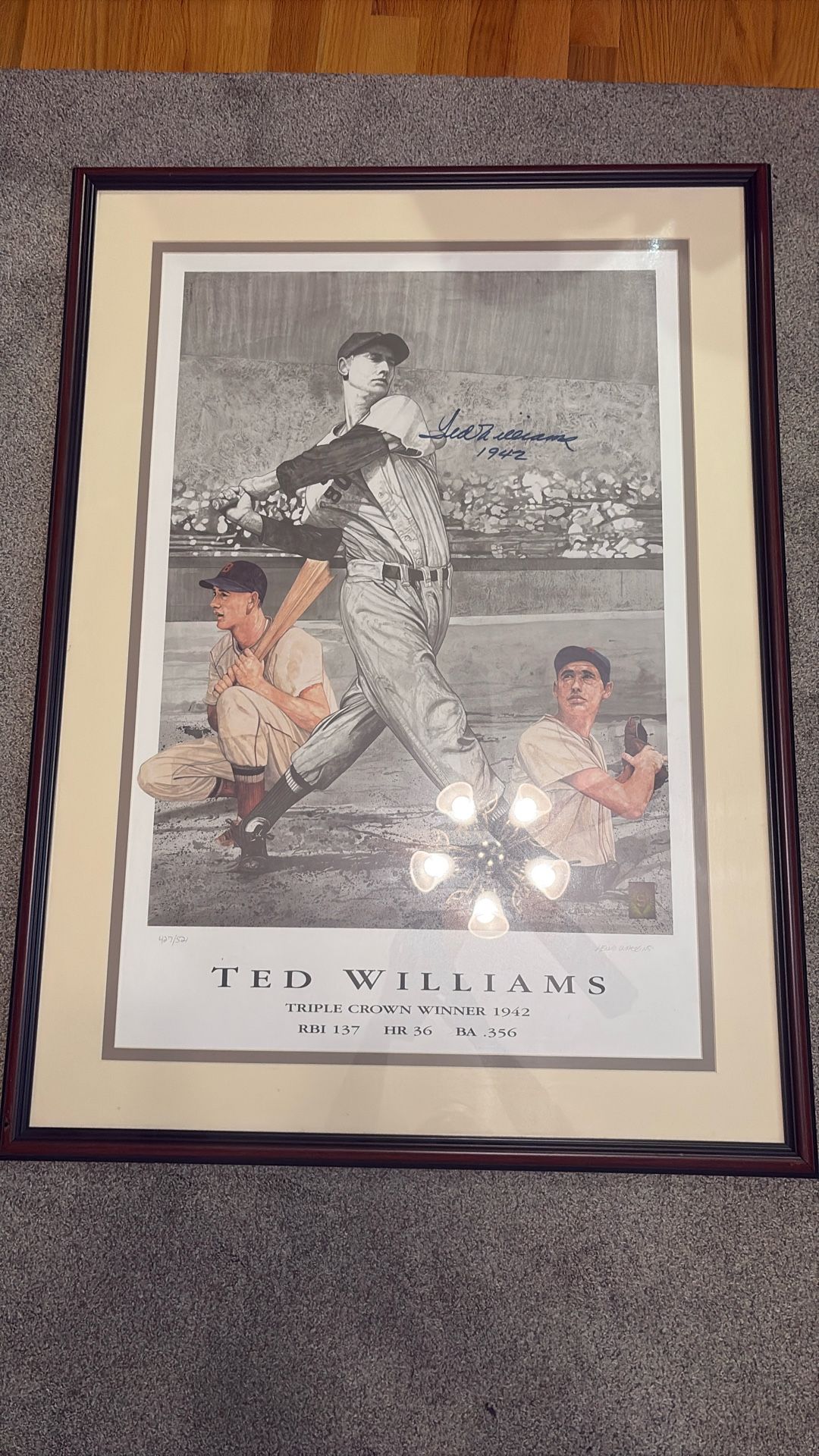 Ted Williams And Reggie Jackson Autograph Memorabilia