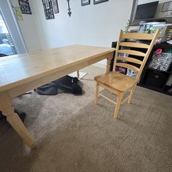 Free table and 4  chairs