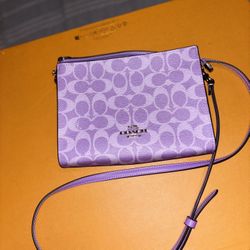 COACH Purple Crossbody Bag