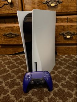 PS5 Disc Edition w/ Purple Controller