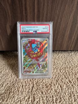 2025 POKEMON MEP EN-ME BLACK STAR PROMO #010 RIOLU PSA 10