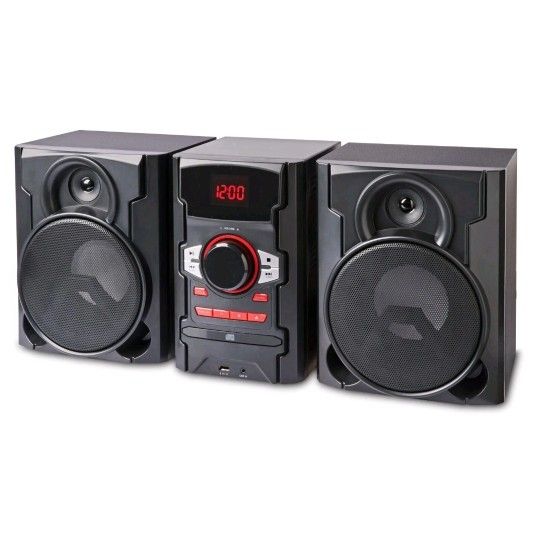ONN 100W CD Stereo System with USB Bluetooth Wireless Technology