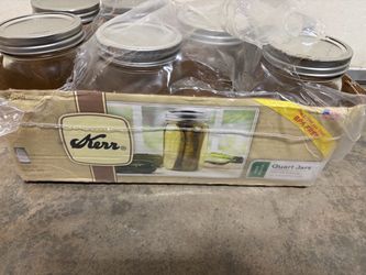 Kerr Quart Canning Jars