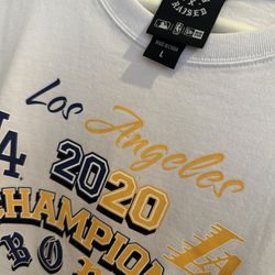 Born x Raised Lakers Dodgers Championships Tee Black Size Large Limited Collab