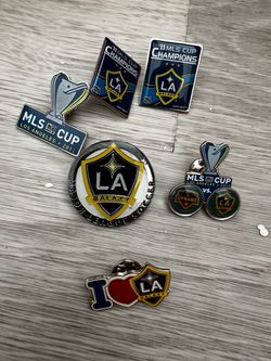 LA Galaxy 2011 MLS Cup Collector Pin Set