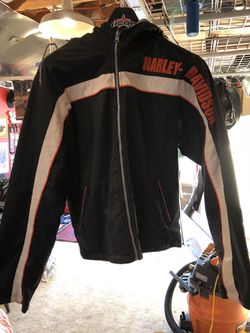 Harley Davidson reversible hooded jacket