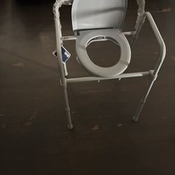 Drive Medical Steel Folding Bedside Commode