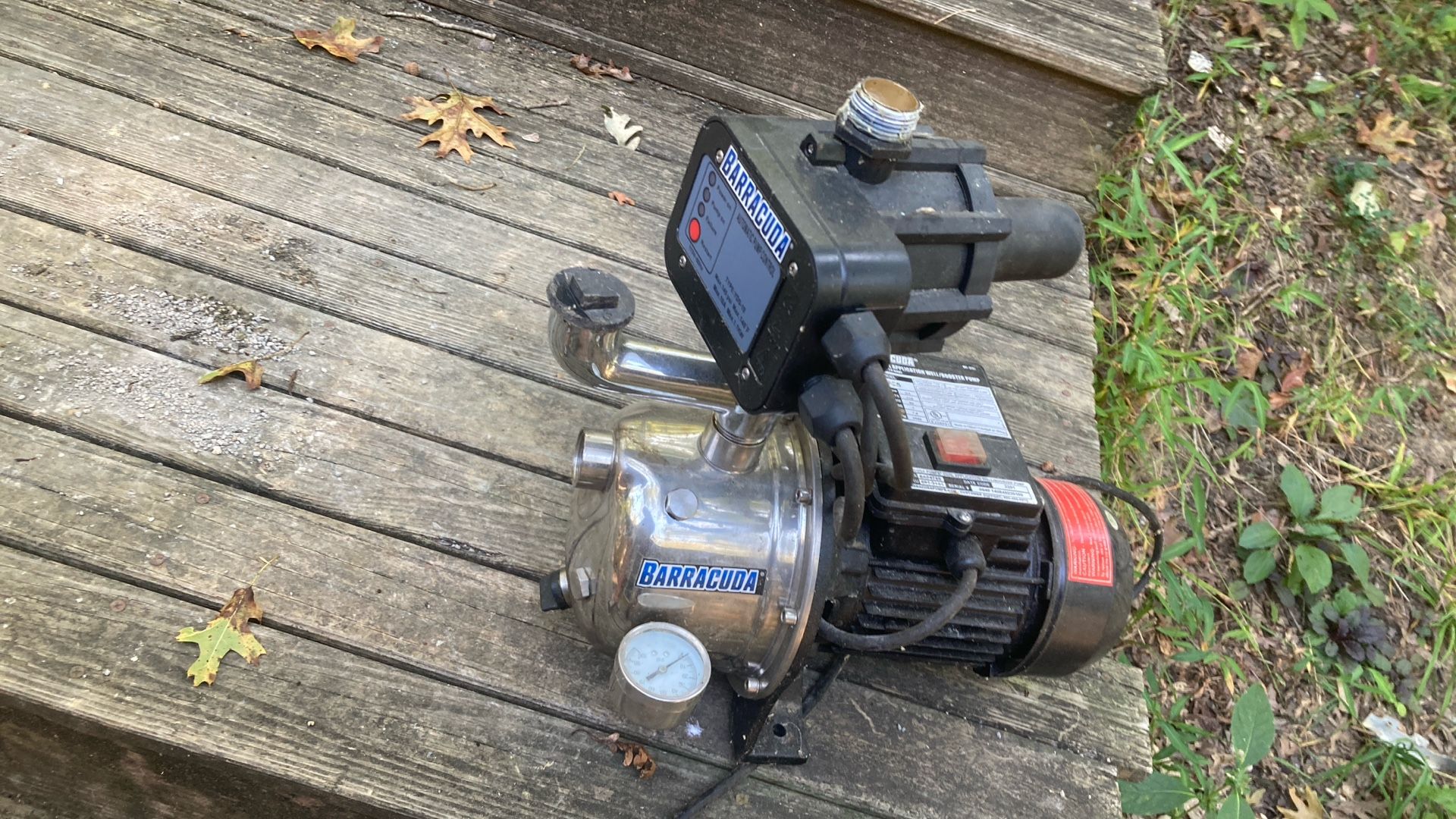 Well Pumps & Well Tanks Barracuda® 3/4 HP Dual Application Pump at Menards® Barracuda® 3/4 HP Dual Application Pump Model Number: BA94765 Menards ® SK